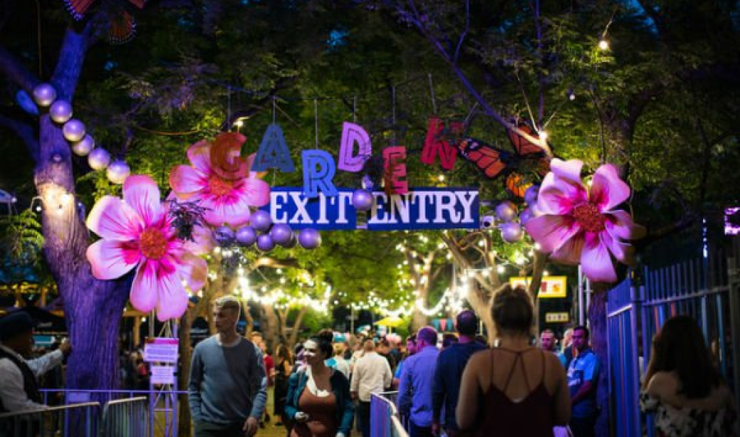 Agile Hospitality - Garden Event Entry and Exit Sign