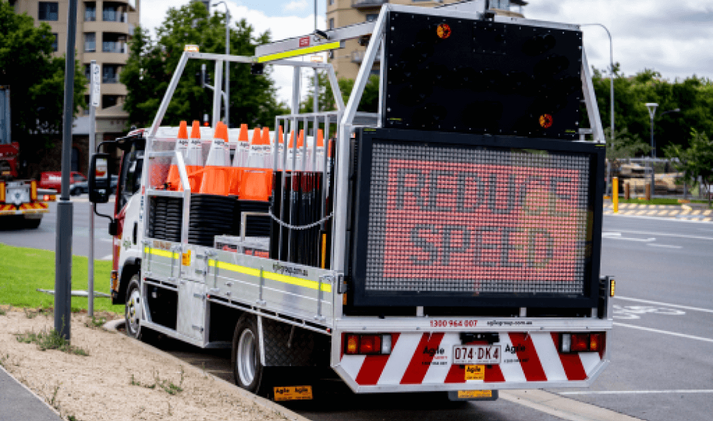Agile Safety and Traffic - Reduce Speed on a Variable Sign